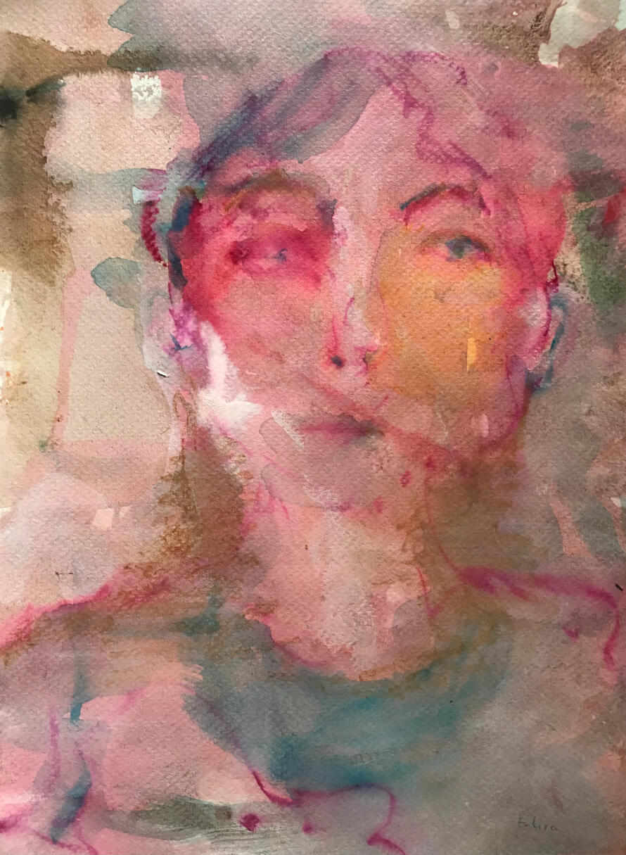 Serie “Metanoia” IV Acuarela sobre papel, 2020